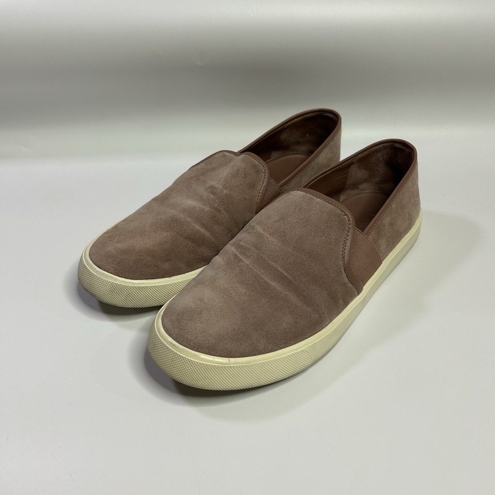 Vince Preston Loafers Sneakers Shoes Womens Size 7 Mauve Pink Suede Slip On